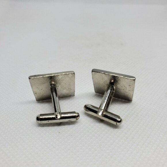 Square Design Silver Designer Cuff Links - Picture 2 of 8